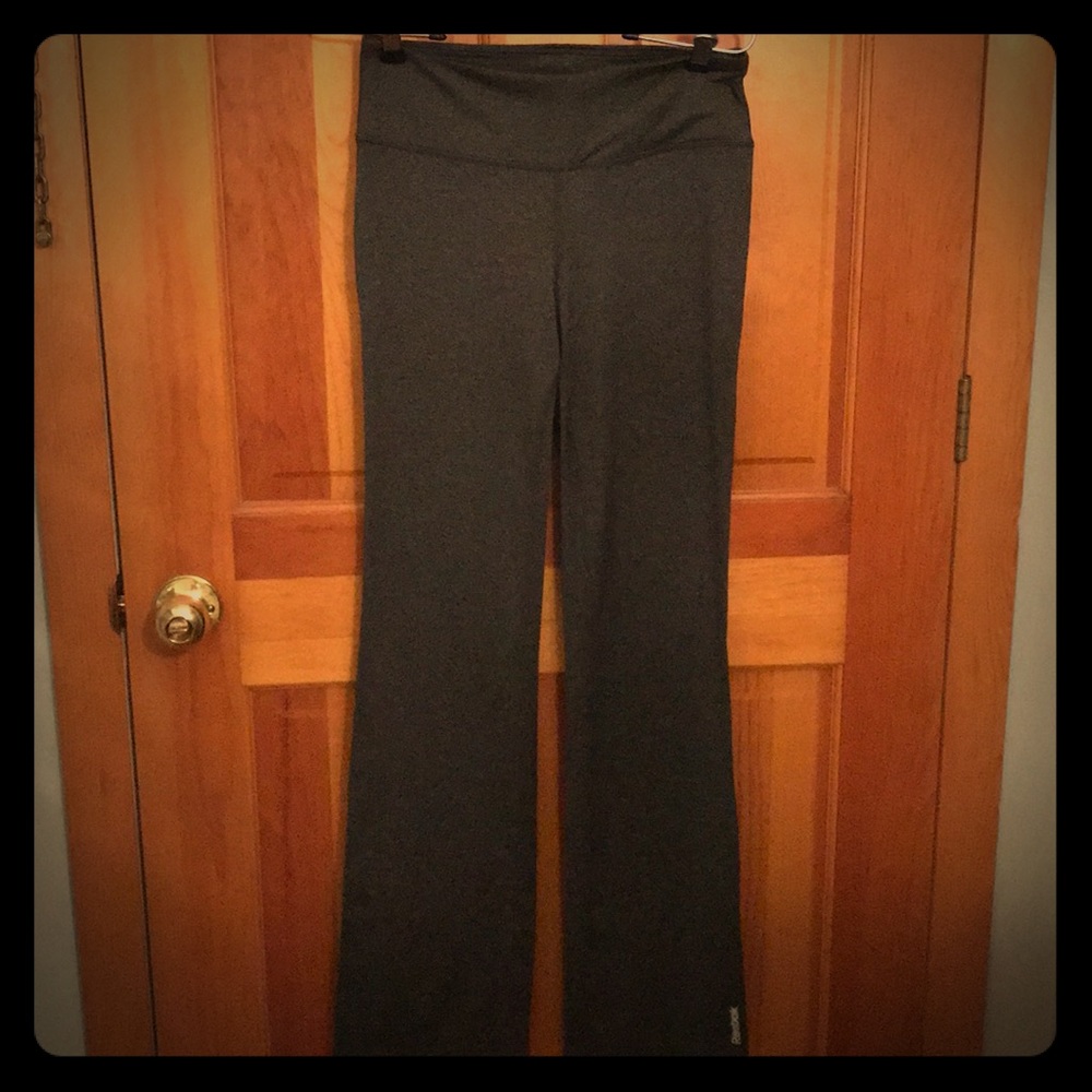 Gray Reebok Flare Leg Gym Pant